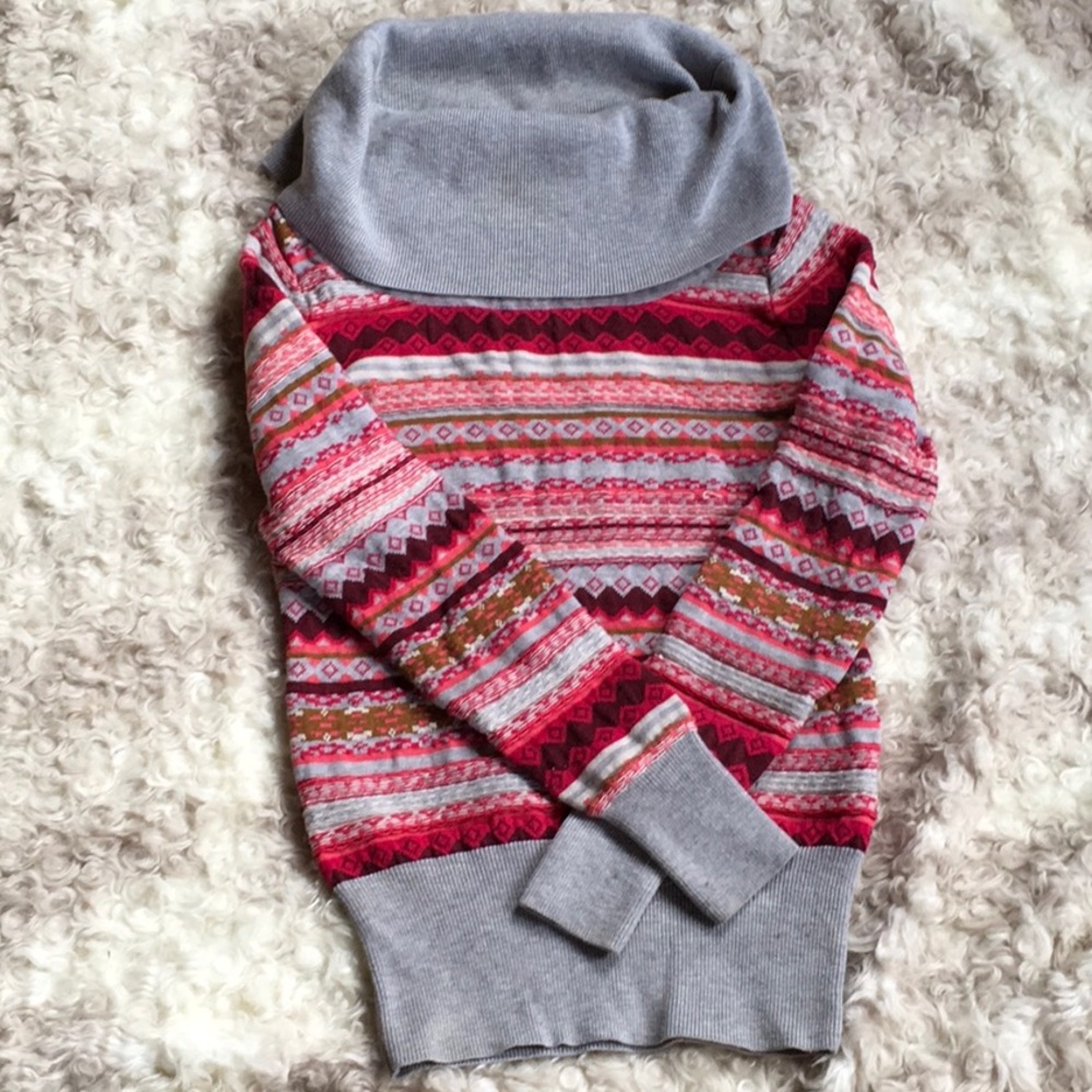 🦋2 for $13 Athleta Shasta Fair Isle Sweater, S